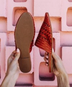 Salt+Umber Lily Mule - Cognac DAZEY LADY SHOP