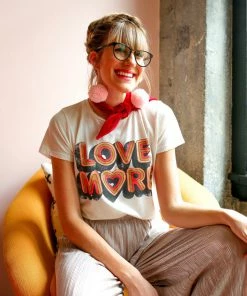 Dazey LA Love More Tee - White