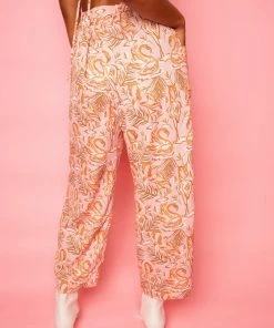 Dazey LA NEW Pink Paradise Breezy Pants