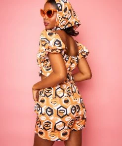 Dazey LA NEW Headspace Ruffle Tie Top