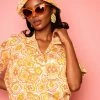 Dazey LA Dazey Daisy Breezy Button Up NEW