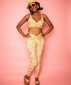 Dazey LA Dazey Daisy Wrap Leggings