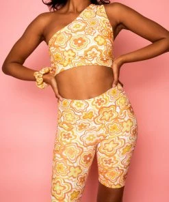 Dazey LA Dazey Daisy Biker Shorts NEW