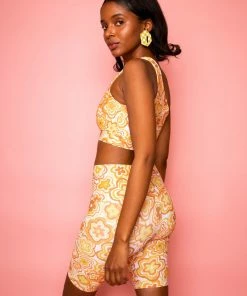 Dazey LA Dazey Daisy Biker Shorts NEW