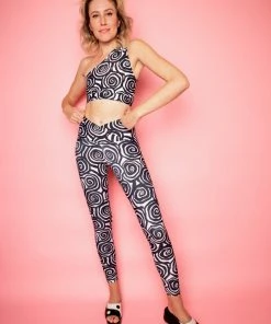 Dazey LA Tripnosis Wrap Leggings NEW