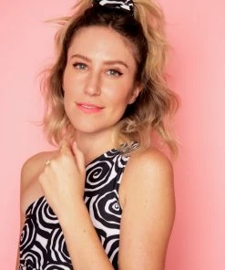 Dazey LA Tripnosis Single Shoulder Swim/Stretch Tank NEW