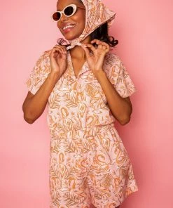 Dazey LA NEW Pink Paradise Romper