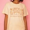 Dazey LA Mental Vacation Boxy Tee - Creamsicle NEW