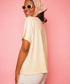 Dazey LA Mental Vacation Boxy Tee - Creamsicle NEW