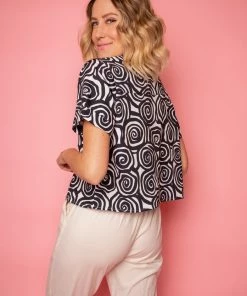 Dazey LA Tripnosis Breezy Button Up