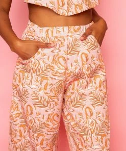 Dazey LA NEW Pink Paradise Breezy Pants