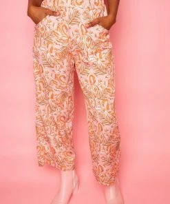 Dazey LA NEW Pink Paradise Breezy Pants