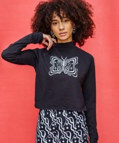 Dazey LA Metamorphosis Mock Neck - Black DAZEY BRAND