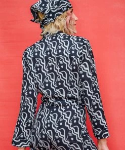 Dazey LA Waterfall Woman Disco Wrap Top