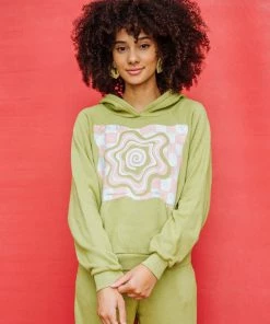 Dazey LA Universal Hoodie Softie Sweater - Avocado DAZEY BRAND