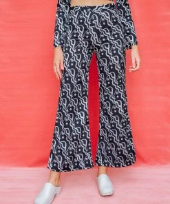 Dazey LA Satin Disco Bells - Waterfall Woman