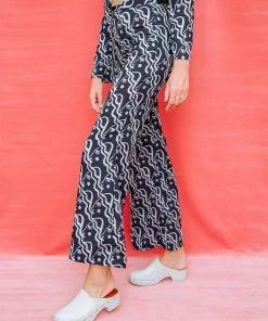 Dazey LA Satin Disco Bells - Waterfall Woman