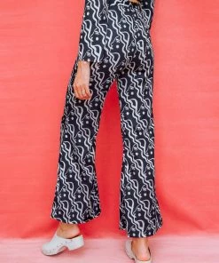 Dazey LA Satin Disco Bells - Waterfall Woman