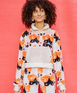 Dazey LA Velvet Half Zip Track Suit Top - T&T