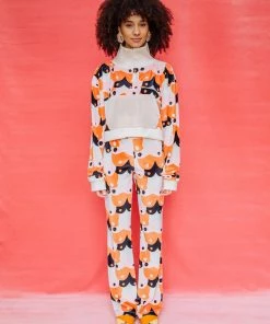 Dazey LA DAZEY BRAND Velvet Flare Track Suit Pant - T&T