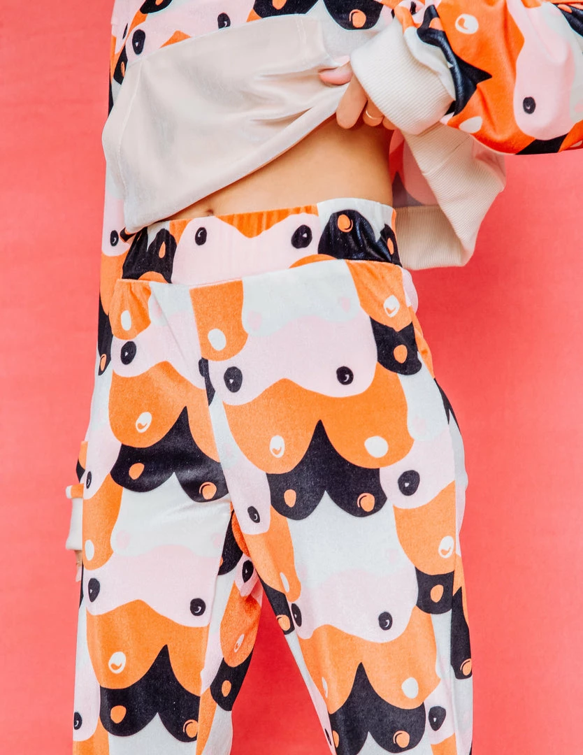 Dazey LA DAZEY BRAND Velvet Flare Track Suit Pant - T&T 4 Dazey LA DAZEY BRAND Velvet Flare Track Suit Pant - T&T