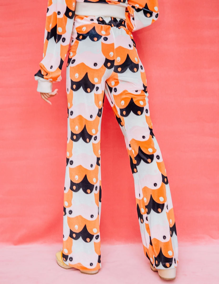 Dazey LA DAZEY BRAND Velvet Flare Track Suit Pant - T&T 3 Dazey LA DAZEY BRAND Velvet Flare Track Suit Pant - T&T