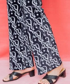 Dazey LA DAZEY BRAND Velvet Flare Track Suit Pants - Waterfall Woman