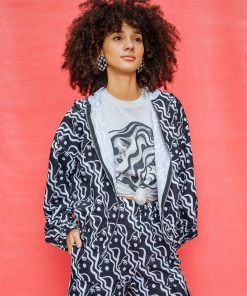 Dazey LA DAZEY BRAND Waterfall Woman Windy Jacket