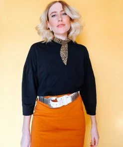 Dazey LA DAZEY BRAND Puff Sleeve - Black