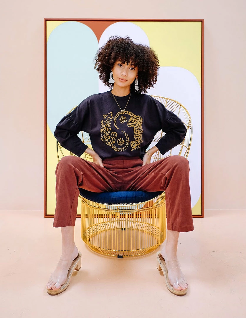 Dazey LA Pleat Plush Pant - Clay DAZEY BRAND 3 Dazey LA Pleat Plush Pant - Clay DAZEY BRAND