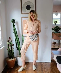 Salt+Umber Basque Slide Bootie In Bone DAZEY LADY SHOP