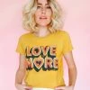 Dazey LA Love More Tee - Mustard