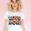 Dazey LA Love More Tee - White