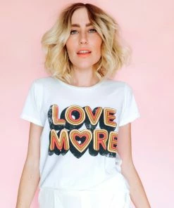 Dazey LA Love More Tee - White