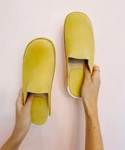 SV X Dazey Jill Leather Clog - Chartreuse