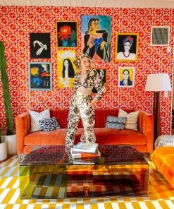 Dazey LA Fierce Floral Disco Wrap Top DAZEY BRAND