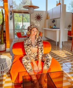 Dazey LA Fierce Floral Disco Wrap Top DAZEY BRAND