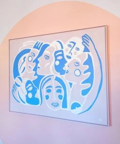 Dani Nagel Group Hug Original Acrylic Painting