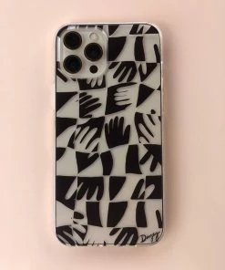 Dazey LA DAZEY BRAND Hand Print IPhone Case - Black