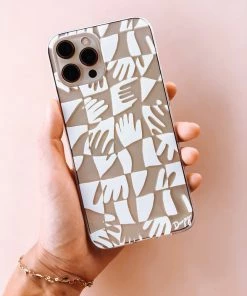 Dazey LA DAZEY BRAND Hand Print IPhone Case - White