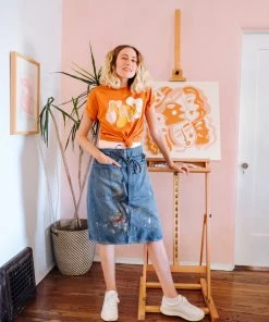 Dani Nagel DAZEY DEN Girl Gaze Original Painting