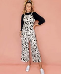 Dazey LA Peace It Together Breezy Overalls DAZEY BRAND