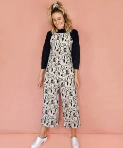 Dazey LA Peace It Together Breezy Overalls DAZEY BRAND