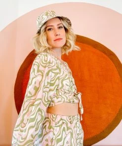 Dazey LA Reflect Disco Wrap Top