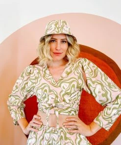 Dazey LA Reflect Disco Wrap Top