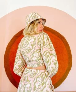 Dazey LA Reflect Disco Wrap Top