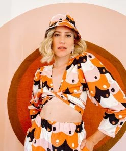 Dazey LA DAZEY BRAND T&T Disco Wrap Top