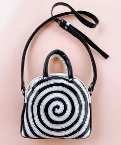 Grooves And Grain DAZEY LADY SHOP Bowler Mini - Black Spiral