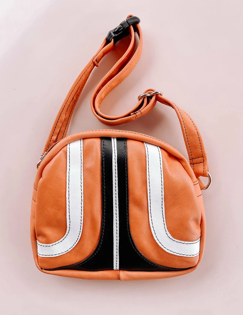 Grooves And Grain DAZEY LADY SHOP Bowler Hip Bag - Coral 1 Grooves And Grain DAZEY LADY SHOP Bowler Hip Bag - Coral