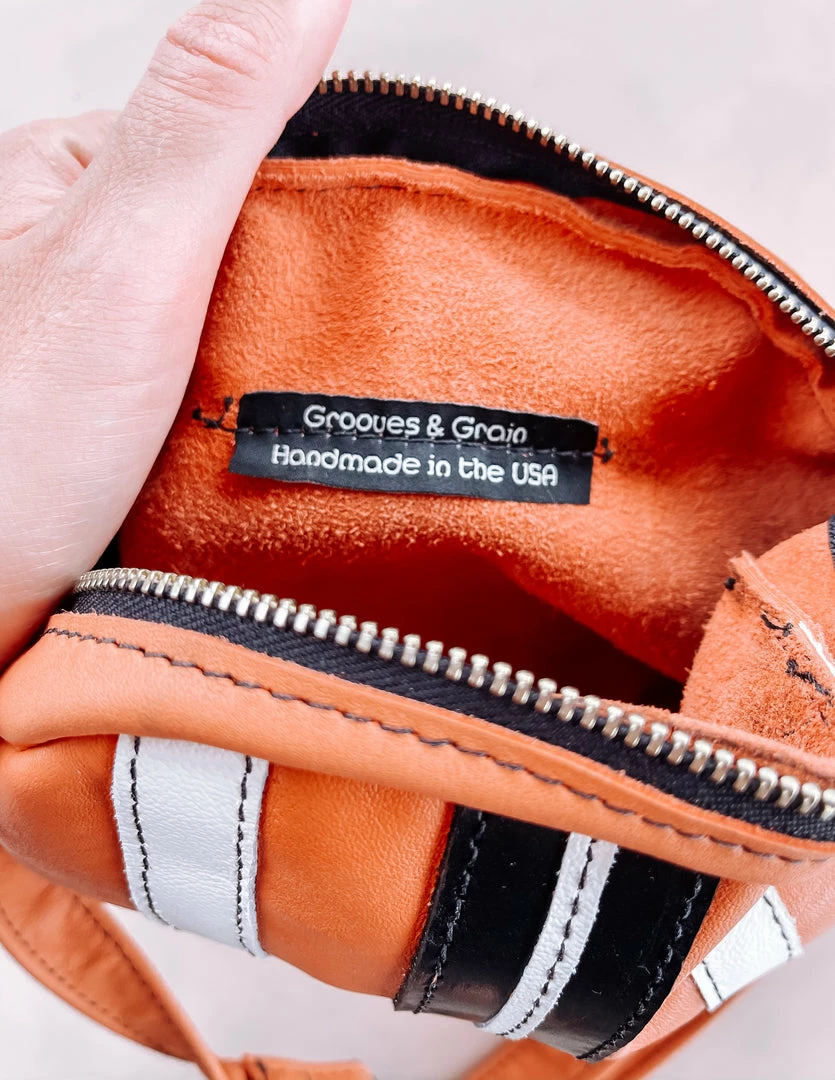 Grooves And Grain DAZEY LADY SHOP Bowler Hip Bag - Coral 4 Grooves And Grain DAZEY LADY SHOP Bowler Hip Bag - Coral